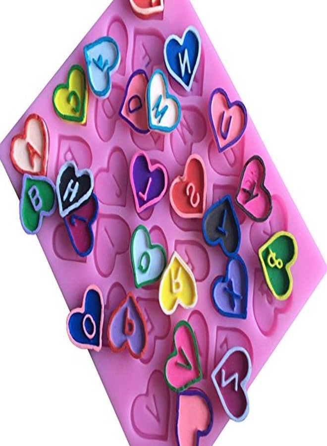 Futaba 3D Heart Letters Shape Mold - Image 4